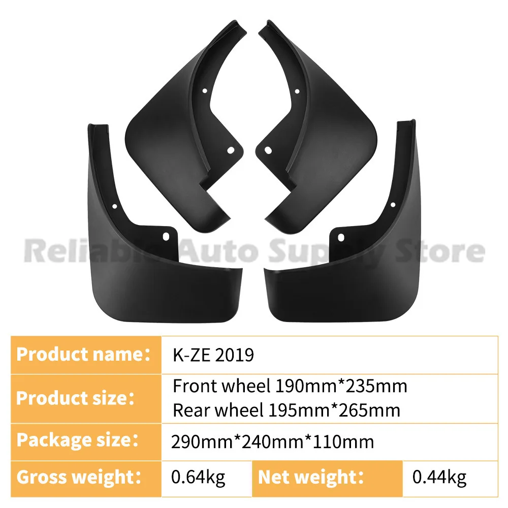 لرينو K ZE 2019 واقيات الطين للسيارة المطاطية درابزين العجلات الأمامية الخلفية قطع غيار السيارات انخفاض الشحن أفضل جودة التسليم السريع Reli