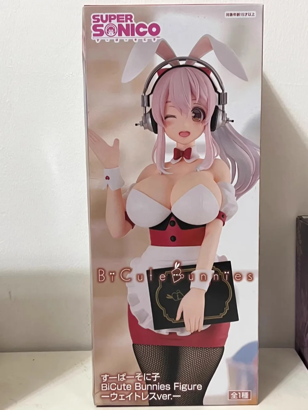In Stock FuRyu Original Genuine Super Sonico BiCute Bunnies Figure Waitress Ver. 29cm Sexy Collections Model Toy Figures Gift view 6
