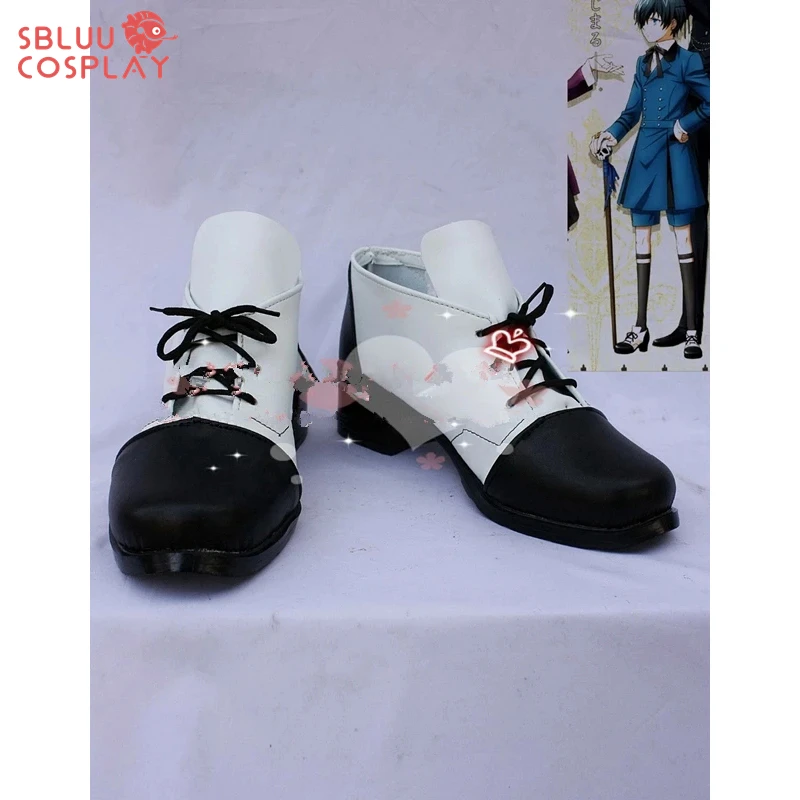 

SBluuCosplay Black Butler Ciel Phantomhive cosplay shoes anime shoes Tailor-Made