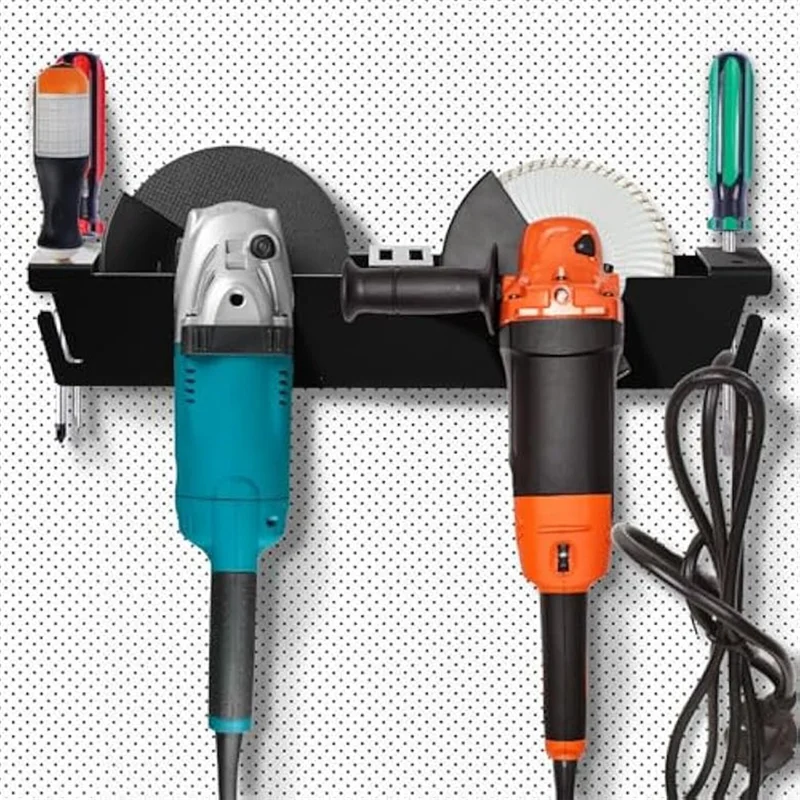 AT53 Polisher Power Tool Racks Wall Mount Organizer Bracket Grinders Power Tools Holder