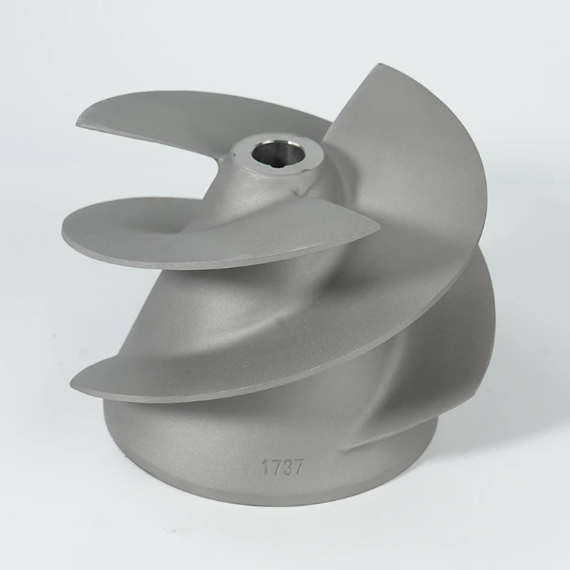 

4-Blade Sand Blasted Jet Outboard Impeller for Yama ha Mercury Large Series River Jet Boat Propeller