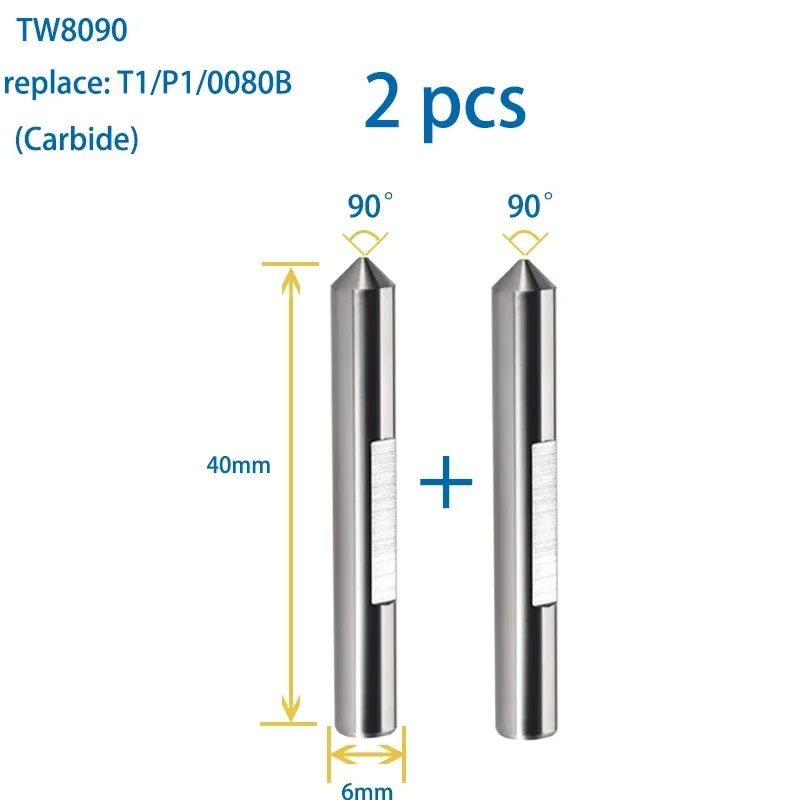 High Security Carbide Tracer Point 80° 90 ° 95° 100 ° 105 ° For Key Machine to Copy Dimple Keys