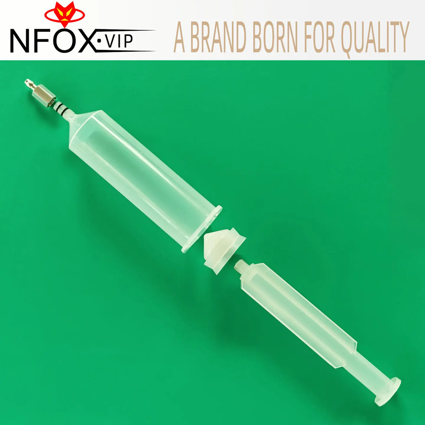 NFOX Bicycle Hydraulic Brake Oil Replacement Exhaust Repair Tool (4-piece syringe set) (1 connector/piston/push rod/bottle body)