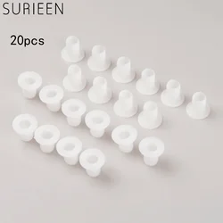 20pcs/lot Kids Roller Skate Shoes Center Bearing Bushing Spacers Side Plug Wheels Accessories Plastic Dia Inner 6mm X Outer 8mm