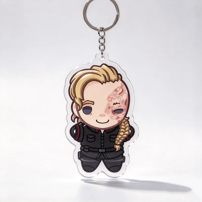 The Price of Flesh TPOF Acrylic Keychain Phone Charm Strap Fox Rhino Kangaroo Jack Derek Mason Celia RP Server Gift