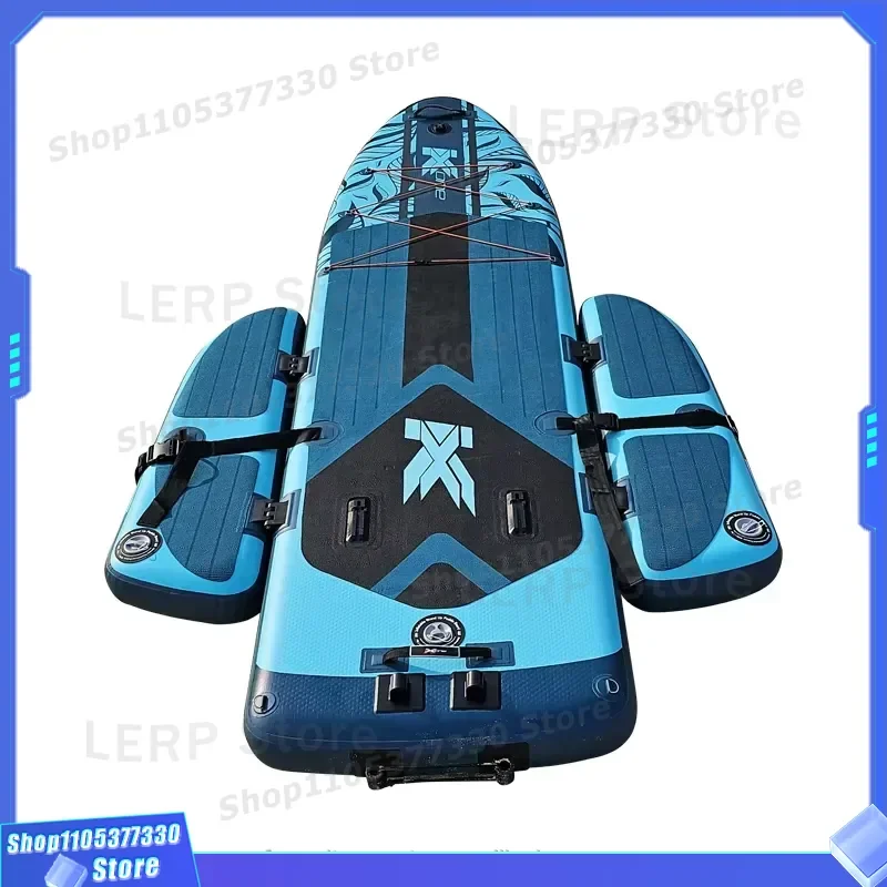 Collapsible Inflatable Fishing Kayak SUP Board 11'x32''x6'' Stable Lakes & Rivers Paddle Board E-fin Drop Stitch EVA
