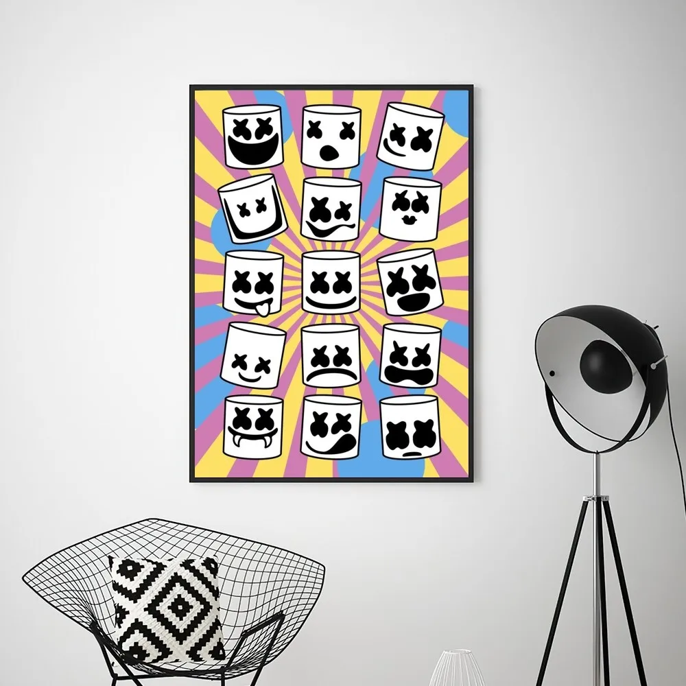 DJ M-MARSHMELLO Poster Prints Wall Pictures Living Room Home Decoration