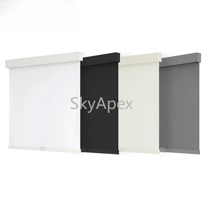Hot Selling Motorized Blackout Blinds Night And Day Roller Shades For Window Waterproof  UV Protection For Home Office Windproof