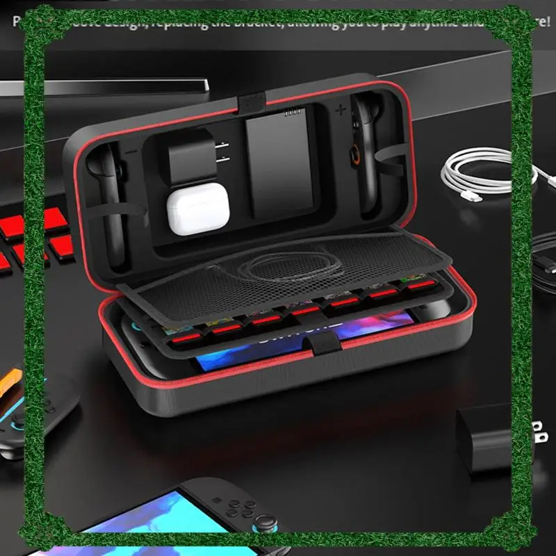 24-Hour Delivery OIVO Premium Carrying Case For NS Switch 2 Storage Pouch With Game Cartridge Slots Travel Bag For Switch2 Conso