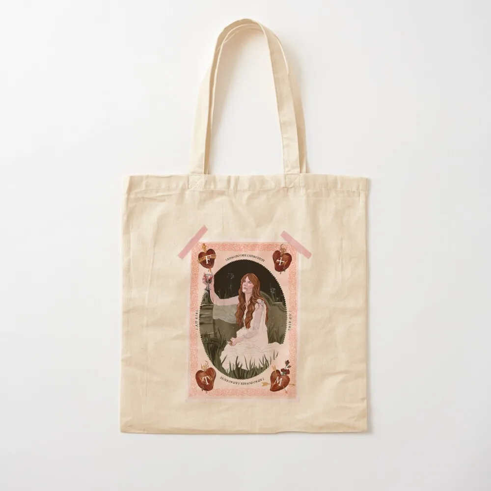 

Florence Welch Art Tote Bag shoping bag Cloth bag Canvas for women large tote Canvas Tote