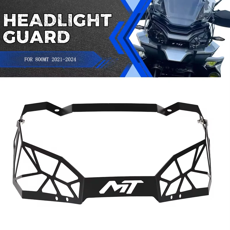 

Motorcycle Headlight Protector Grille Guard Headlight Accessories Cover Part FOR CFMOTO 800MT 2021-2024 Motorcycle Accessories