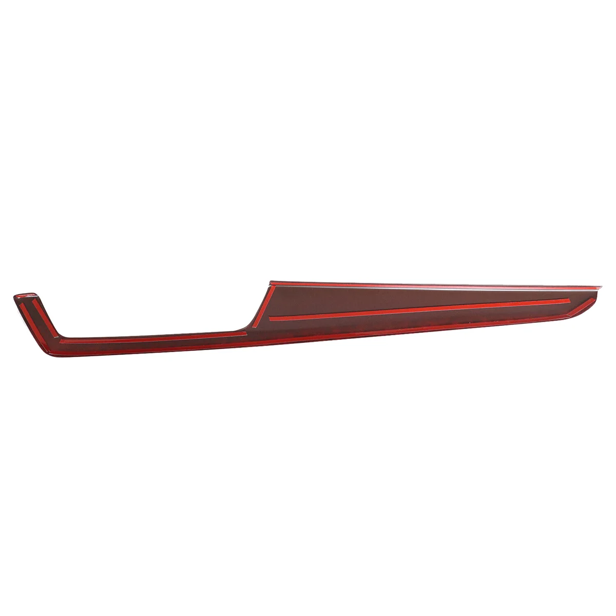 For Mercedes Benz W204 C-Cl  2010-2013 Red Wood Grain Center Console Dash Stirp Trim