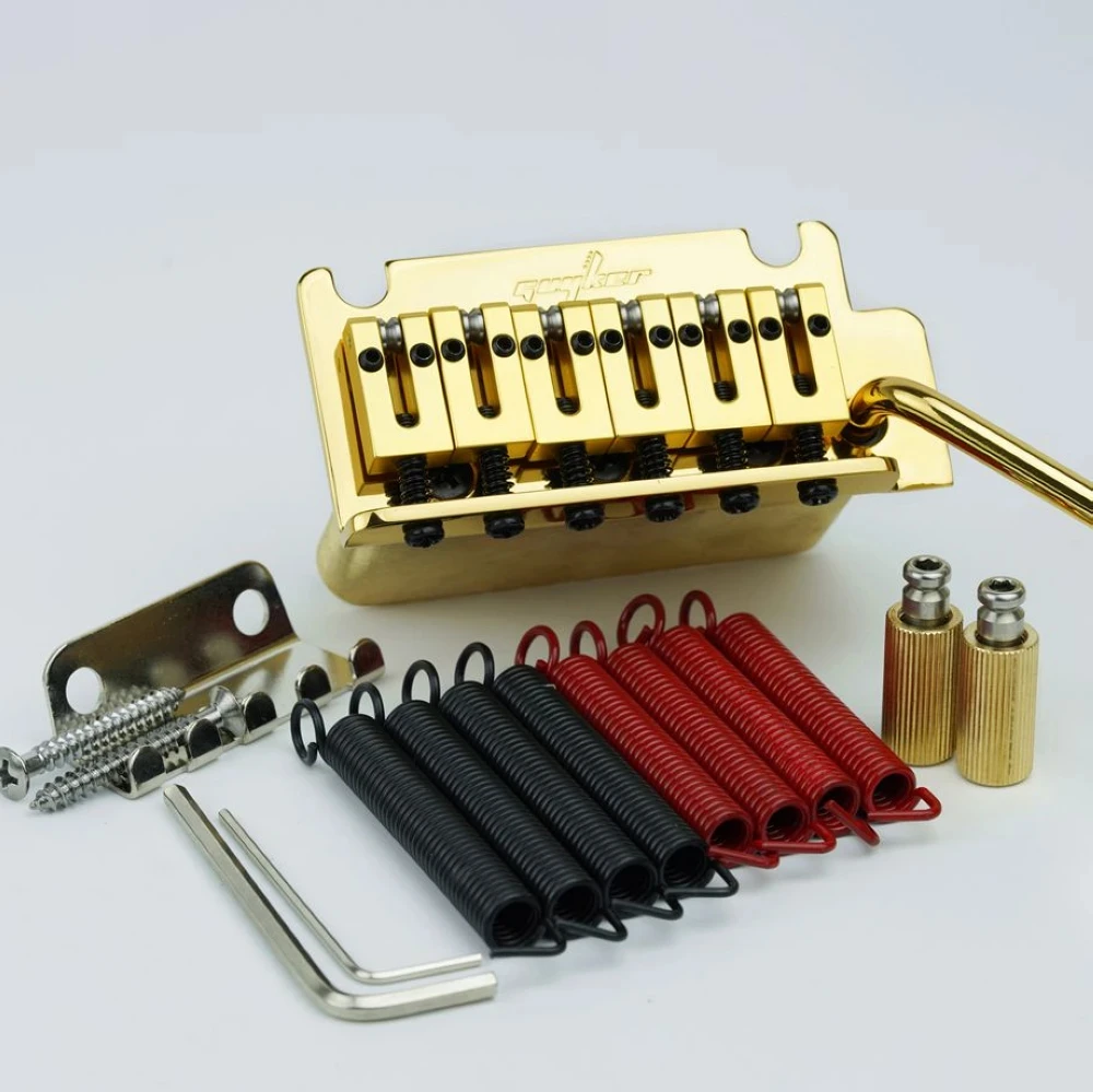 guyker-2-point-electric-guitar-tremolo-system-bridge-brass-saddle-brass-base-and-gg2001-spring-1-set