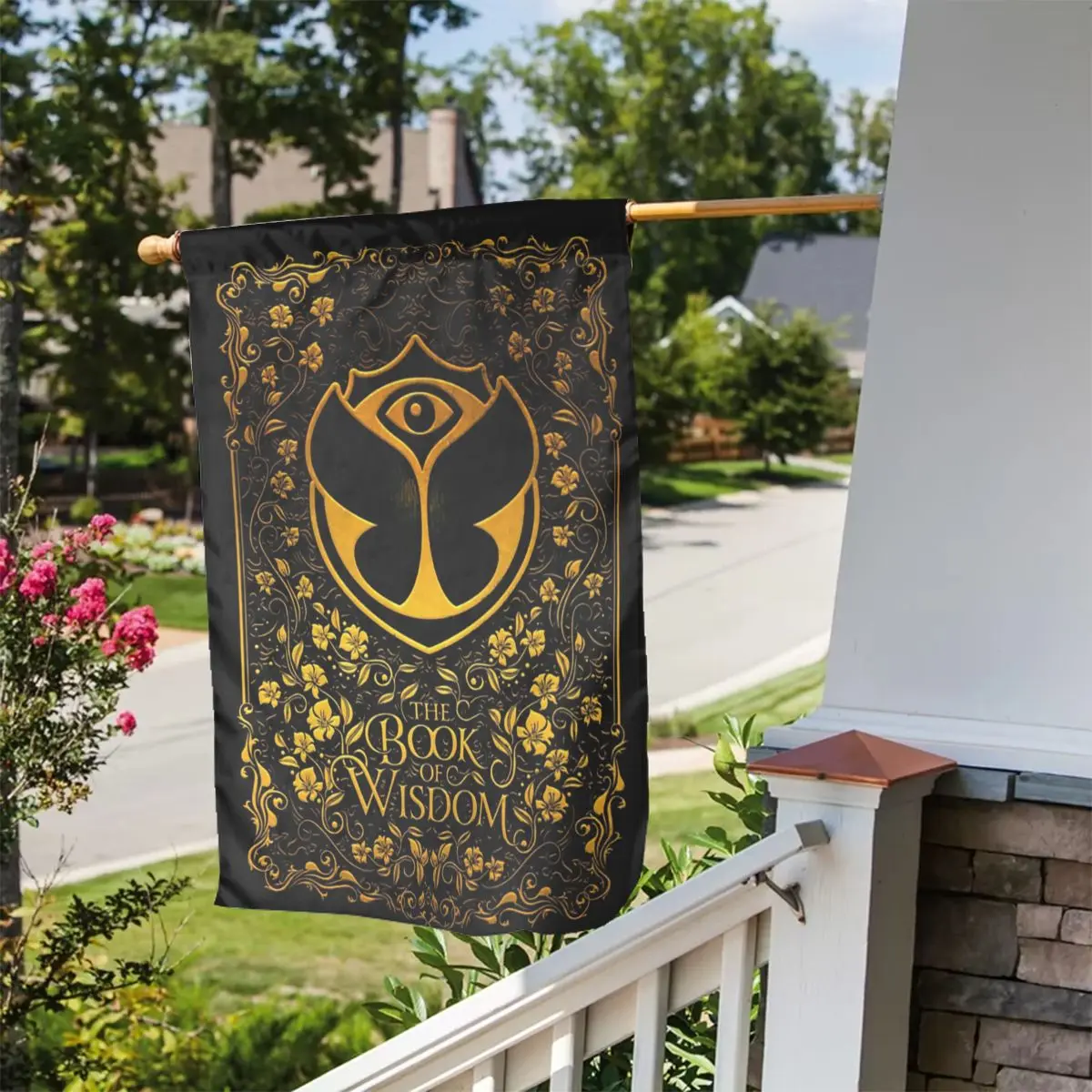 Custom Tomorrowland Electronic Dance Festival Garden Flag 12x18 Inch Double Sided Outside Yard Flags for Outdoor