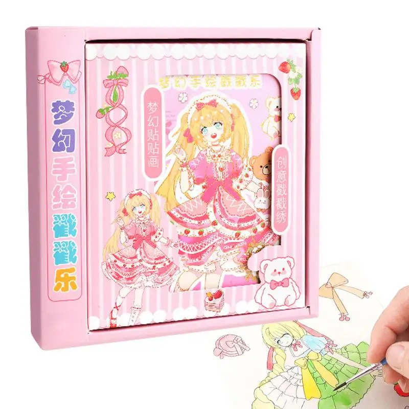 

Fabric Art Frenzy Princess Dress Up Stickers Arts And Crafts For Kids Handbook Learn By Playing With Flexible Arms Boost