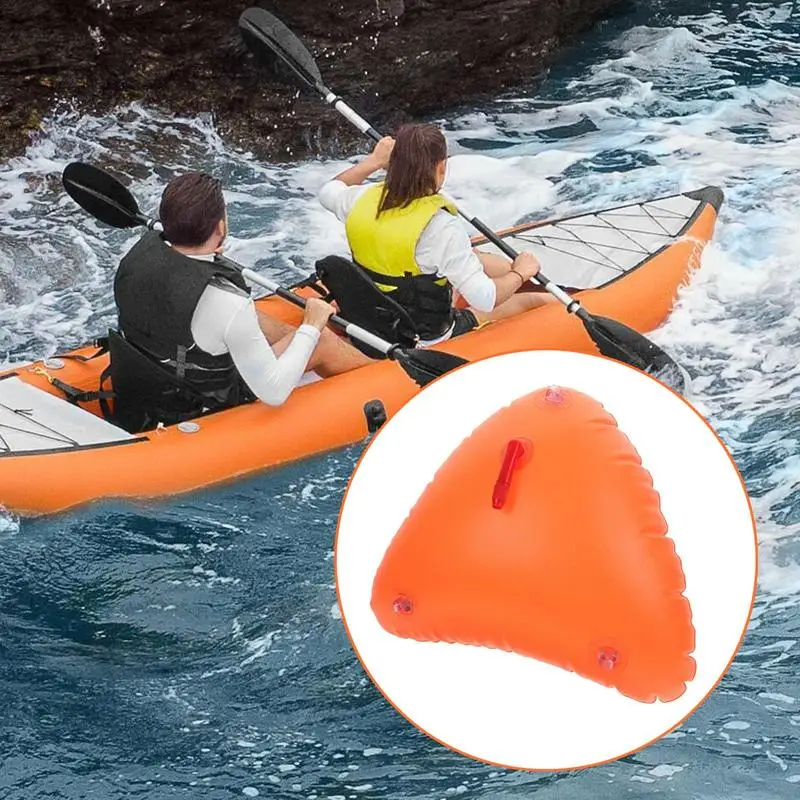 Kayak Floating Bag Life-Saving Float Floating Dry Bag Waterproof Float Bag For Lake Orange Life-Saving Float Bright Orange For