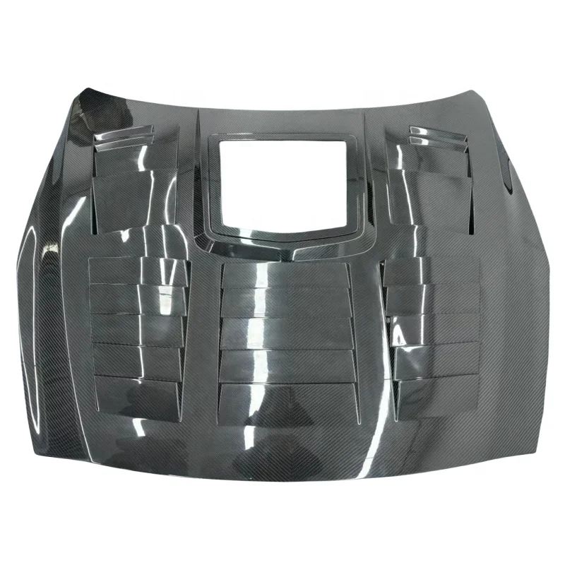 

Высококачественный прозрачный сухой передний капот из углеродного волокна, новый сорт, автомобильный капот для Nissan GTR R35