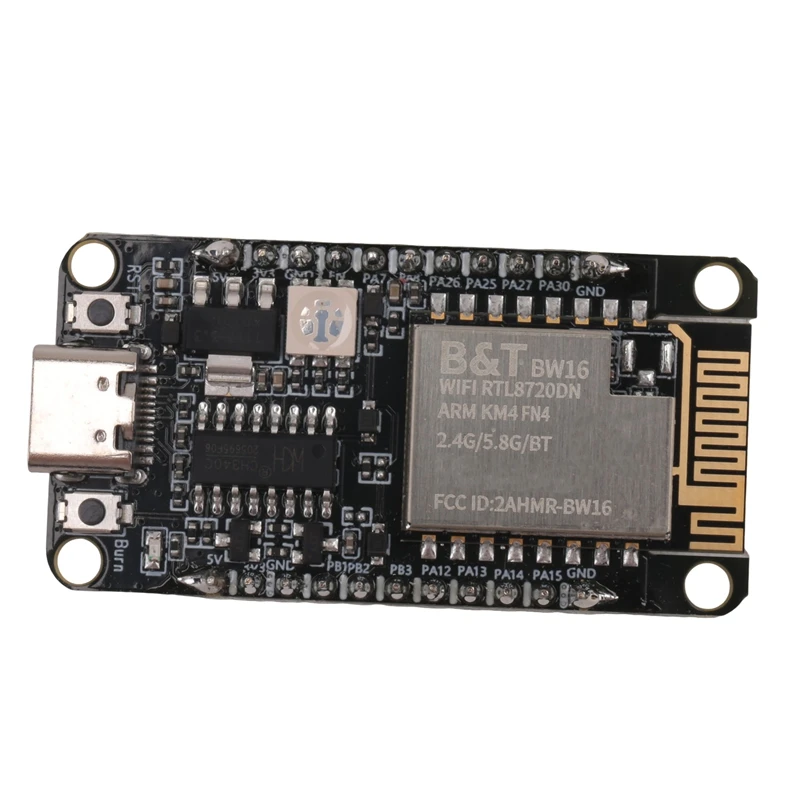 

BW16-Kit Development Board RTL8720DN Dual-Band Wi-Fi Low-Power Bluetooth BLE Module Type-C Interface