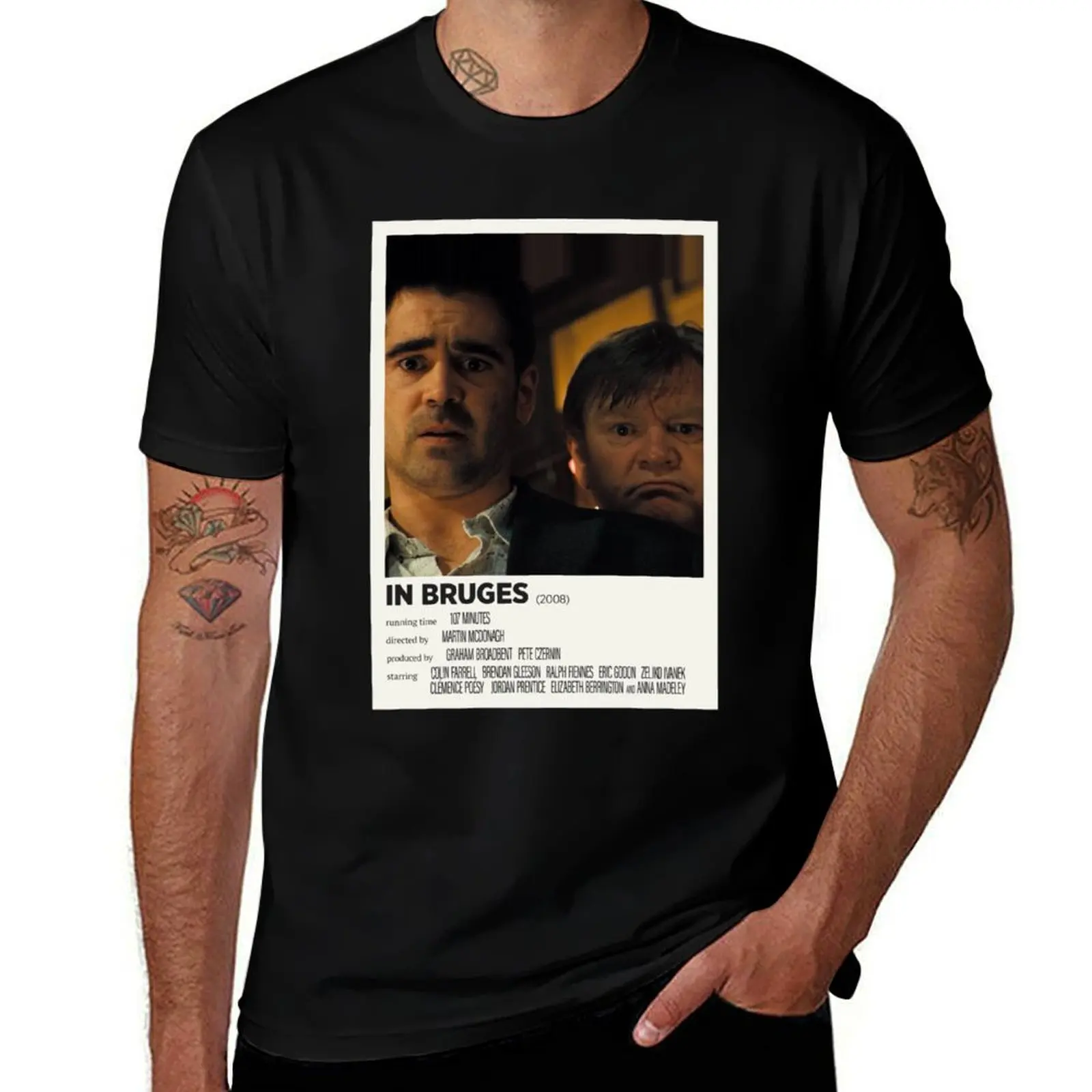

In Bruges (2008) Alternative Film Classic T-Shirt t shirts for man cotton soft t shirts designer