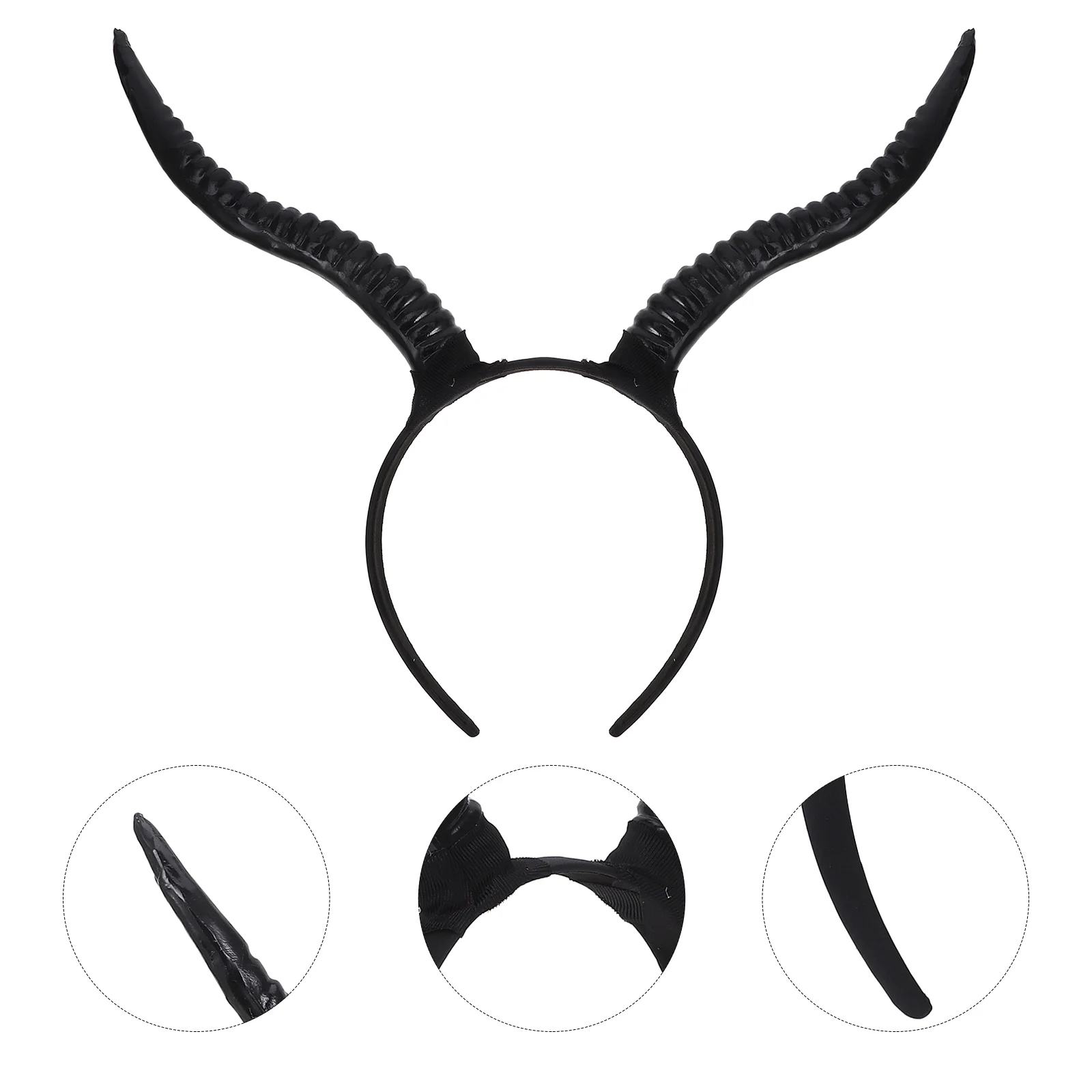 Claw Headband Halloween Hair Gothic Headdress Fashion Horn Hoop Accessories Black