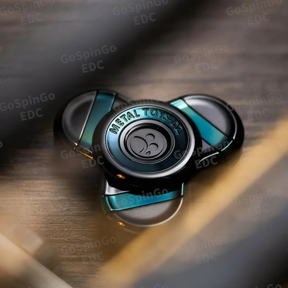 Jouets en métal Dz Trefoil Zirconium Fidget Spinner édition limitée 199 trois feuilles Gyro soulagement du Stress jouet Fidget jouets pour adultes