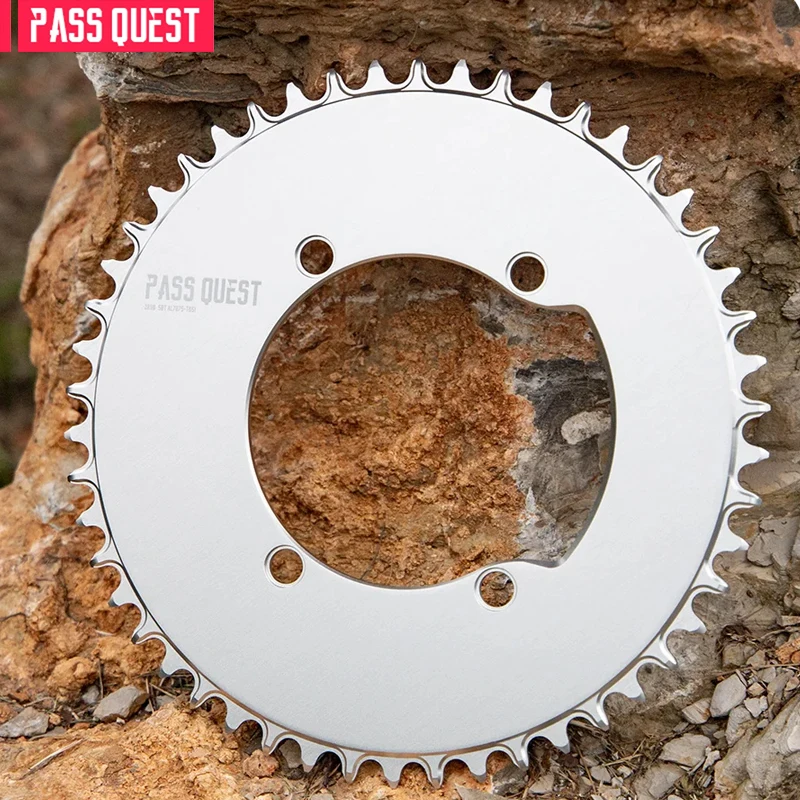 PASS QUEST Compatible with for Shiman*110BCD Universal AERO Round Narrow Wide Chainring 44-60T