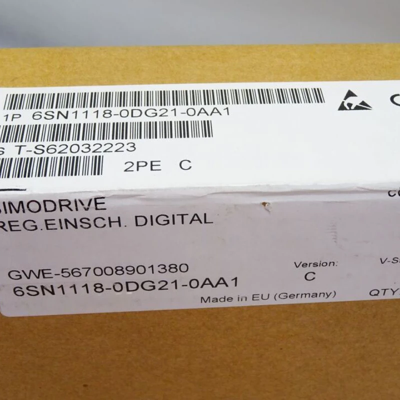 

NEW 6SN1118-0DG21-0AA1 Performance Control for Digital Drives VS+HS 6SN1 118-0DG21-0AA1