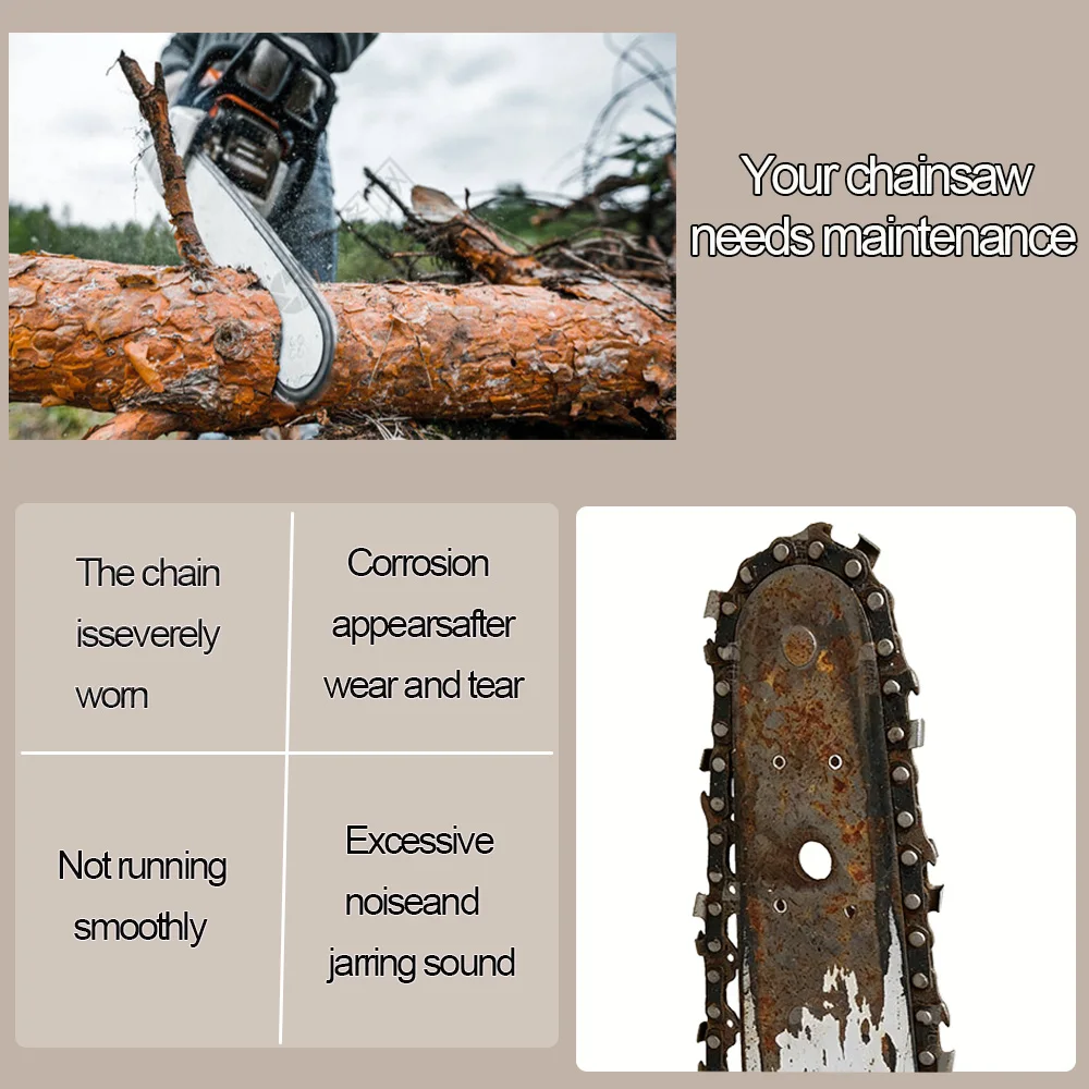 100ml Chainsaw Lubricant Oil Bike Chain Lubricant Rust-Proof Deep Penetrating Lubricant Hedge Trimmer Multi-Purpose Lubricant