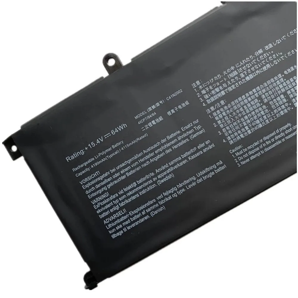 Nuova batteria per Laptop C41N2002 15.4V 64WH per ASUS ZenBook Pro 15 UX535LH UX535LI