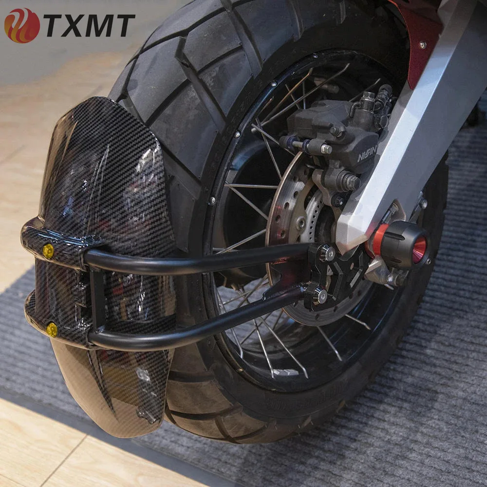 Berlaku untuk Honda X-ADV XADV750 serat karbon dimodifikasi pasir belakang deflektor belakang mudguard belakang perisai