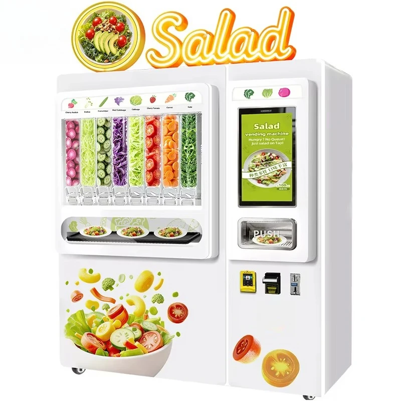 Werksqualität, globaler Bestseller, unbemannte Smart-Maschine für die kommerzielle Salatherstellung im Einkaufszentrum