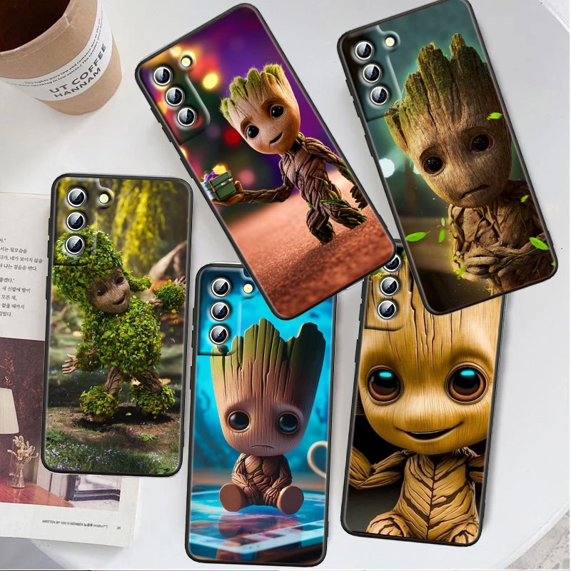 Guardians Of The Galaxy Marvel For Samsung Galaxy S24 S23 S22 S21 S20 FE S10 S10E Plus Ultra Pro Lite 5G Black Back Phone Case