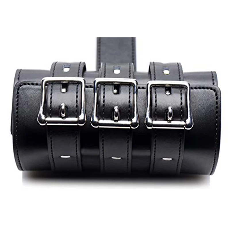 Leather Handcuffs Armbinder Restraint Bondage BDSM Adult Games Fetish Flirting Bondage Rope Slave Couples Sex Toys For Women