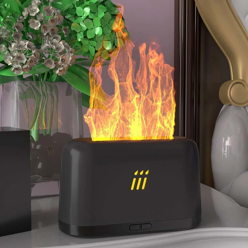 1Set diffusore Scenting umidificatore d'aria LED diffusore lampada fiamma olio essenziale ABS/PP/componenti elettronici