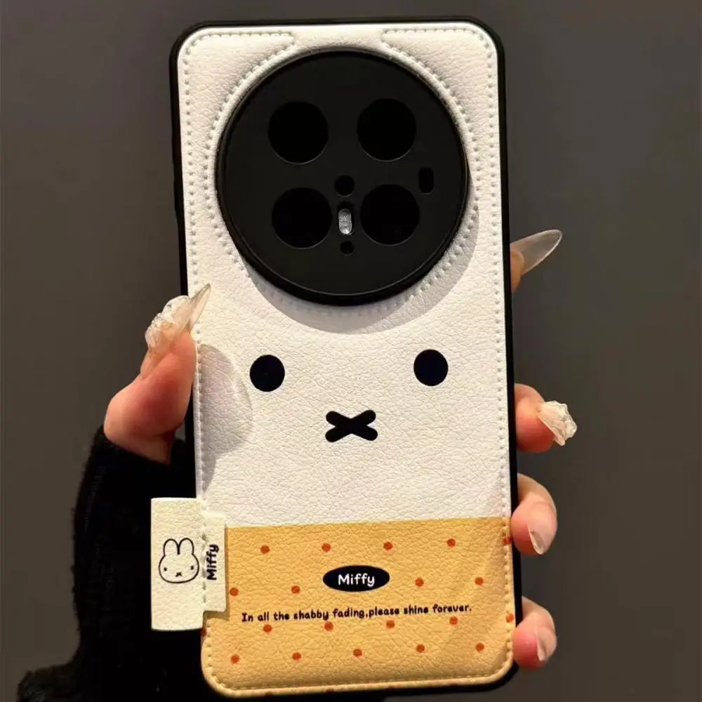 Miffy Rabbit Cartoon Cute Phone Case Is Suitable for Iphone16 15 14 13Promax Series Anti Drop Phone Protection Cases