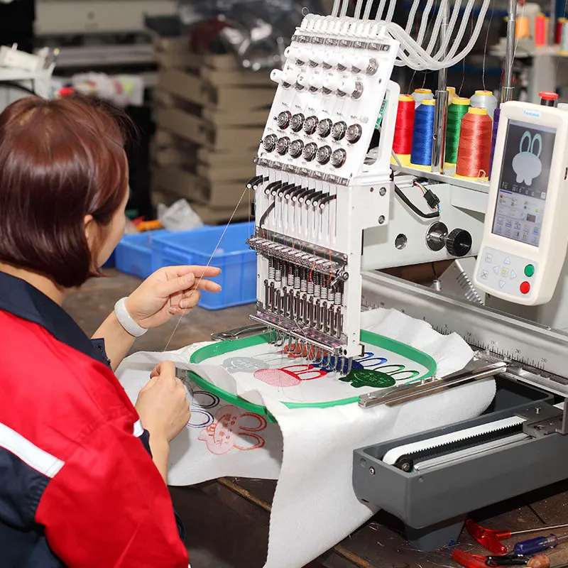 Factory Direct 2026 Automatic single-head multi-head computer embroidery machine Small personalized embroidery machine