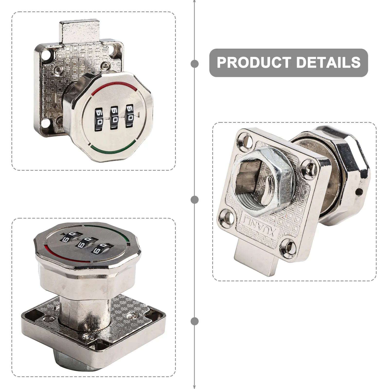 Cabinet Cam Lock Combination Cabinet Lock Home Security Office Security High-quality Materials Tamper-resistant
