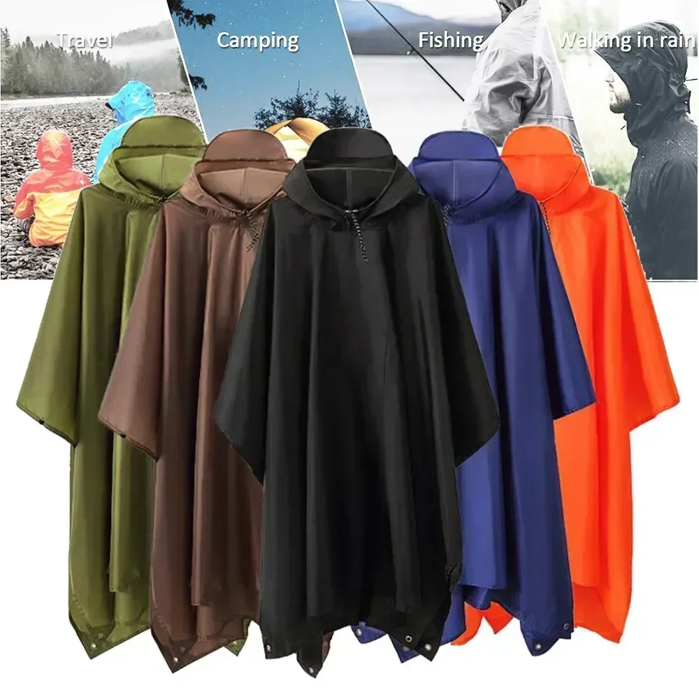 Full-body Storm-proof Raincoat Adult Cycling Thickened Rainproof Clothing Outdoor Mountaineering Work Rainproof Clothing