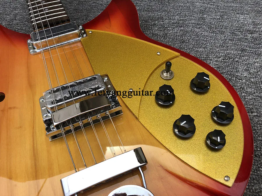 electric guitars 360 12strings, Picture color ， 2-Piece Pickup ,high quality，free shippings