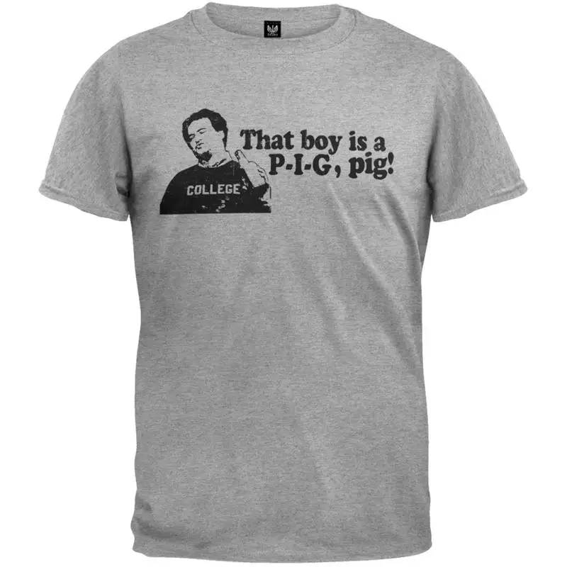 

Мужская футболка для взрослых Animal House Pig