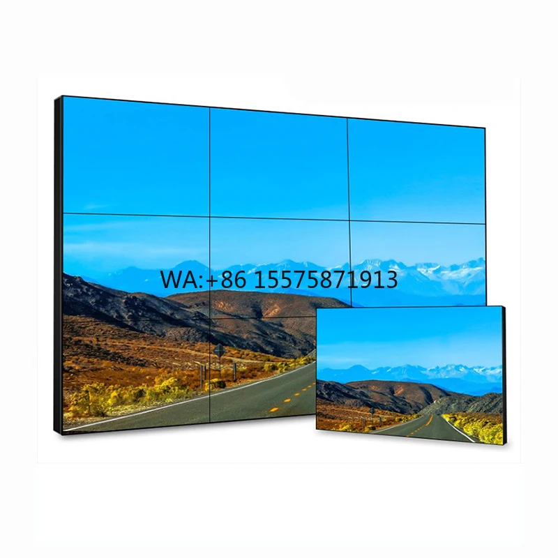 3x3 4K LCD Video Wall Advertising Player for Shopping Malls Retail Stores Indoor Exhibitions with SDK Function