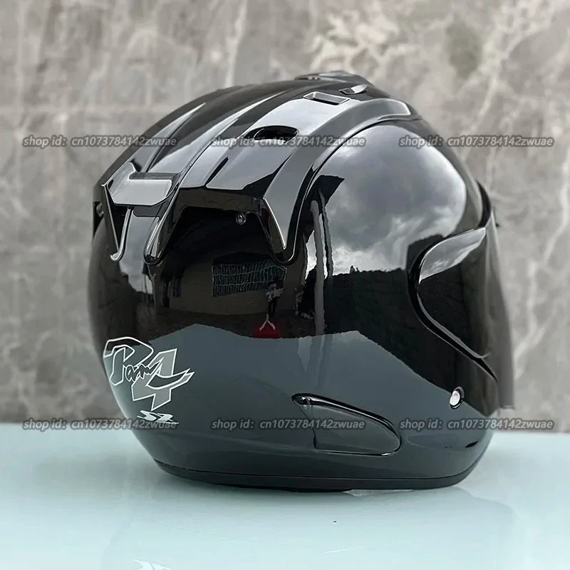 Ram4 nero brillante mezzo Casco uomo e donna moto fuoristrada Casco estivo Downhill Racing Mountain Cross Casco Capacete