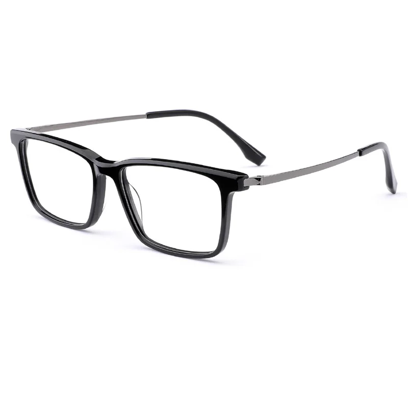 Vintage Acetate Anti Blue Light Prescription Reading Presbyopia Glasses Men Business Style Eyewear for Reading and Computer Use