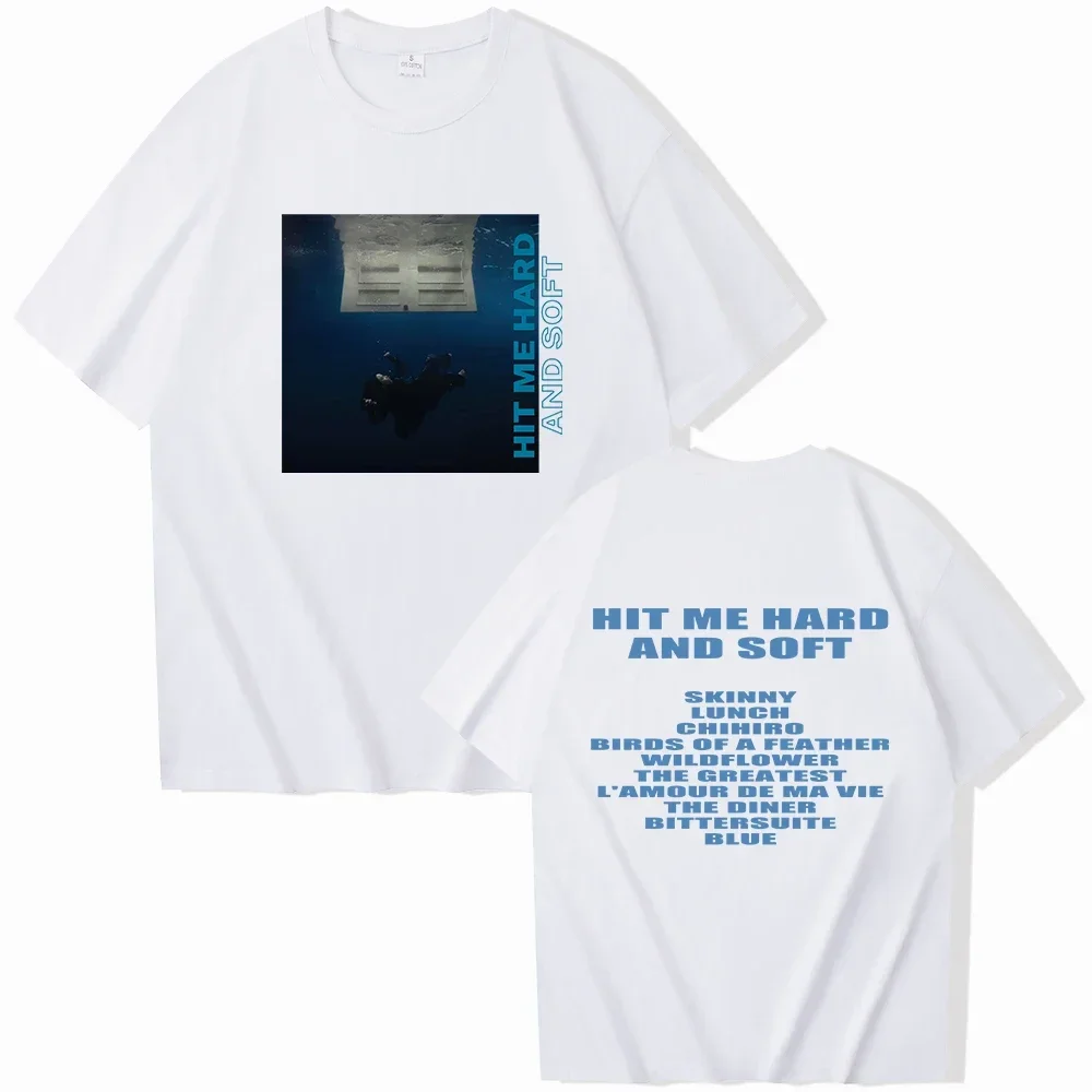 2026 New Hit Me Hard And Soft Billie T-shirt O-Neck Short Sleeve Shirts Fans Gift