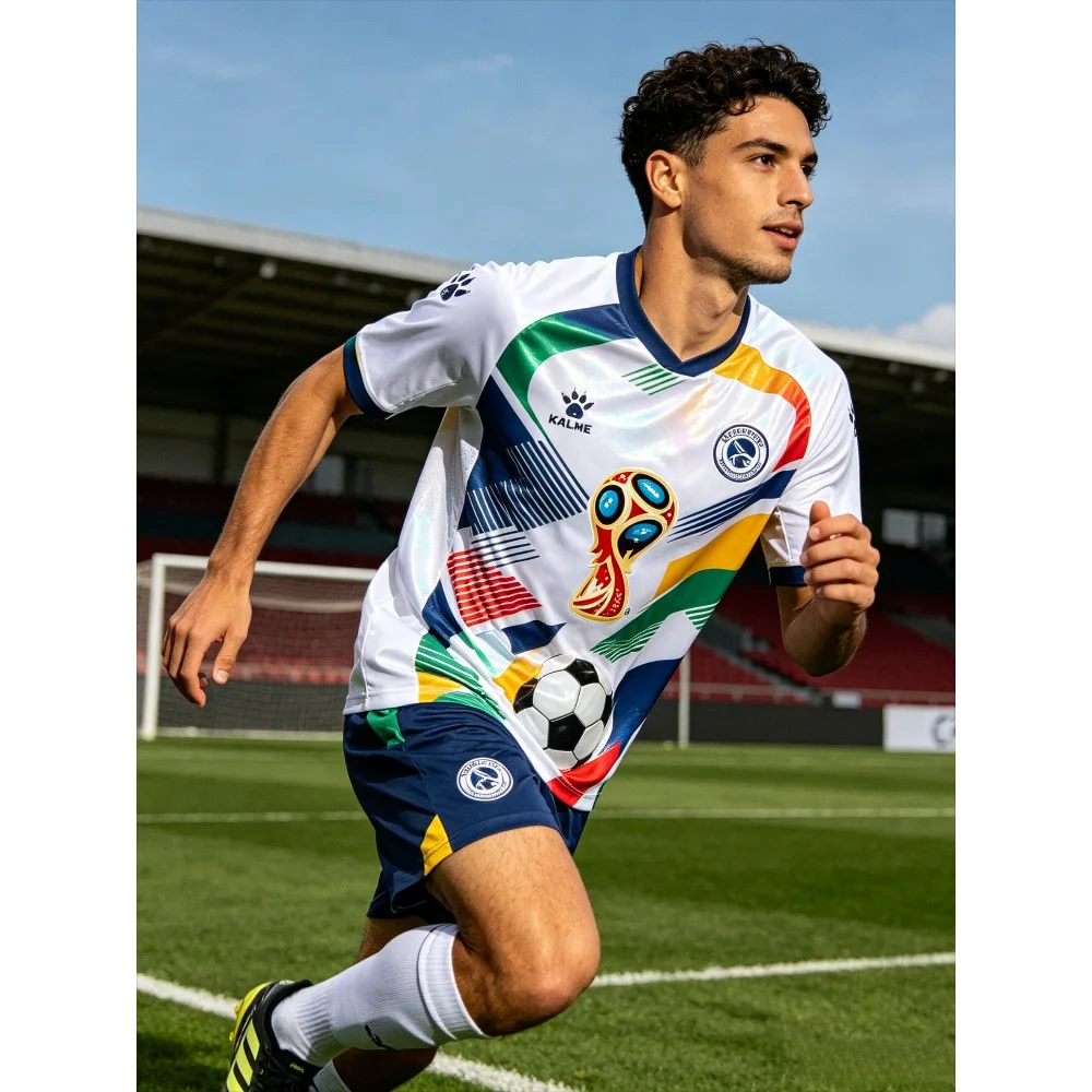 KELME 2026 Men's T-Shirt, Summer New Arrival, Combines Street Fashion Style with Casual Comfort Fan Gifts