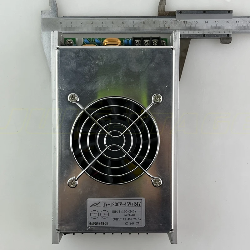 JY-1200W-45V + 24V آلة الضباب المنخفضة الكذب آلة دخان المياه تأثير المعدات 45v24v إمدادات الطاقة