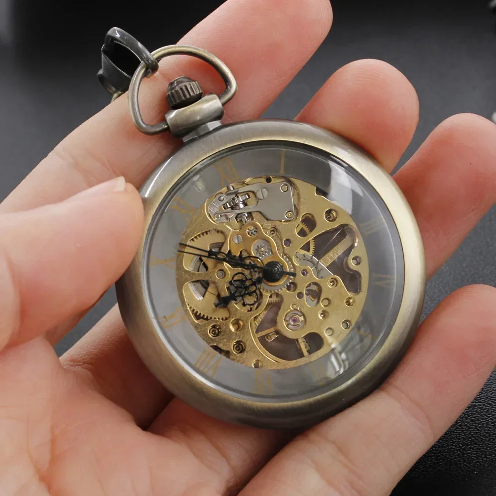 10 قطعة/الوحدة خمر الرجال قلادة قلادة ساعة المرأة مجوهرات هدية العتيقة الرقمية الميكانيكية ساعة الجيب بالجملة