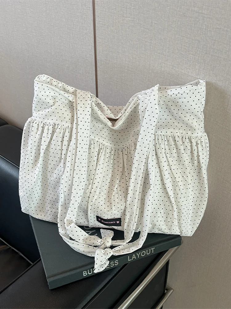 

Casual Large Capaci Women's oulder Bag Trendy Spring New Light Multi-Functional Tote Bag Soft Cotton Material Floral Print