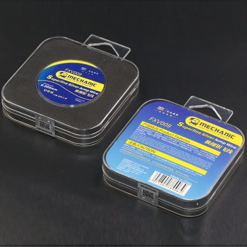 MECHANIC Jumper Wire 0.009mm FXV009 0.01mm FXS001 0.02mm FX-9 Insulation Flying Line for iPhone Motherboard Fingerprint Repair