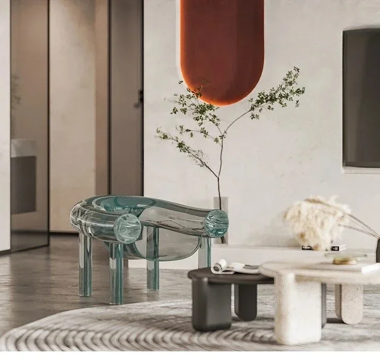 A  Modern  Creative Fashion Resin Armrest Leisure Chair Reception Chair Living Room Villa Hotel Homestay
